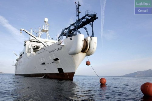 Bateau servant à la pose et entretient des câbles de télécommunications au fond des océans dans le monde entier. Leurs moyens techniques leur permettent d'autres missions ponctuelles variées. Cablier.jpg